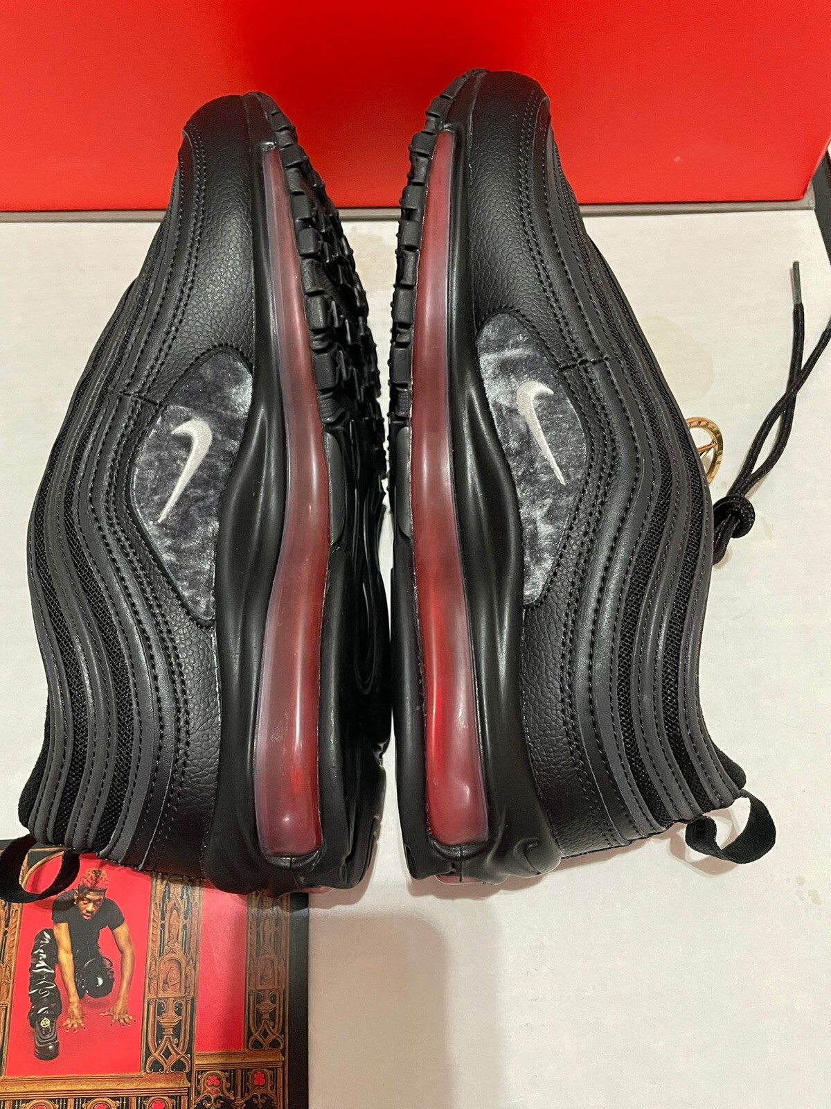 Lil Nas X MSCHF Air Max 97 Satan Custom Limited Edition 566Of 666 Men's  Size 9 | eBay