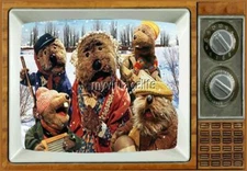 Emmet Otter's Jug-Band Christmas TV Fridge MAGNET 2" x 3" art nostalgic retro