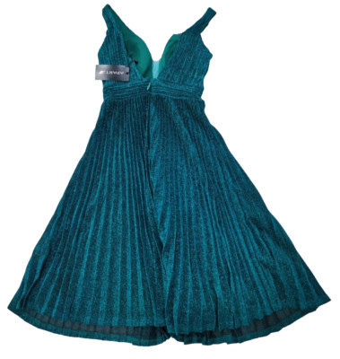 Apart Fashion Cocktailkleid Plissiert Mit Brustpads 36 EU Petrol 72624