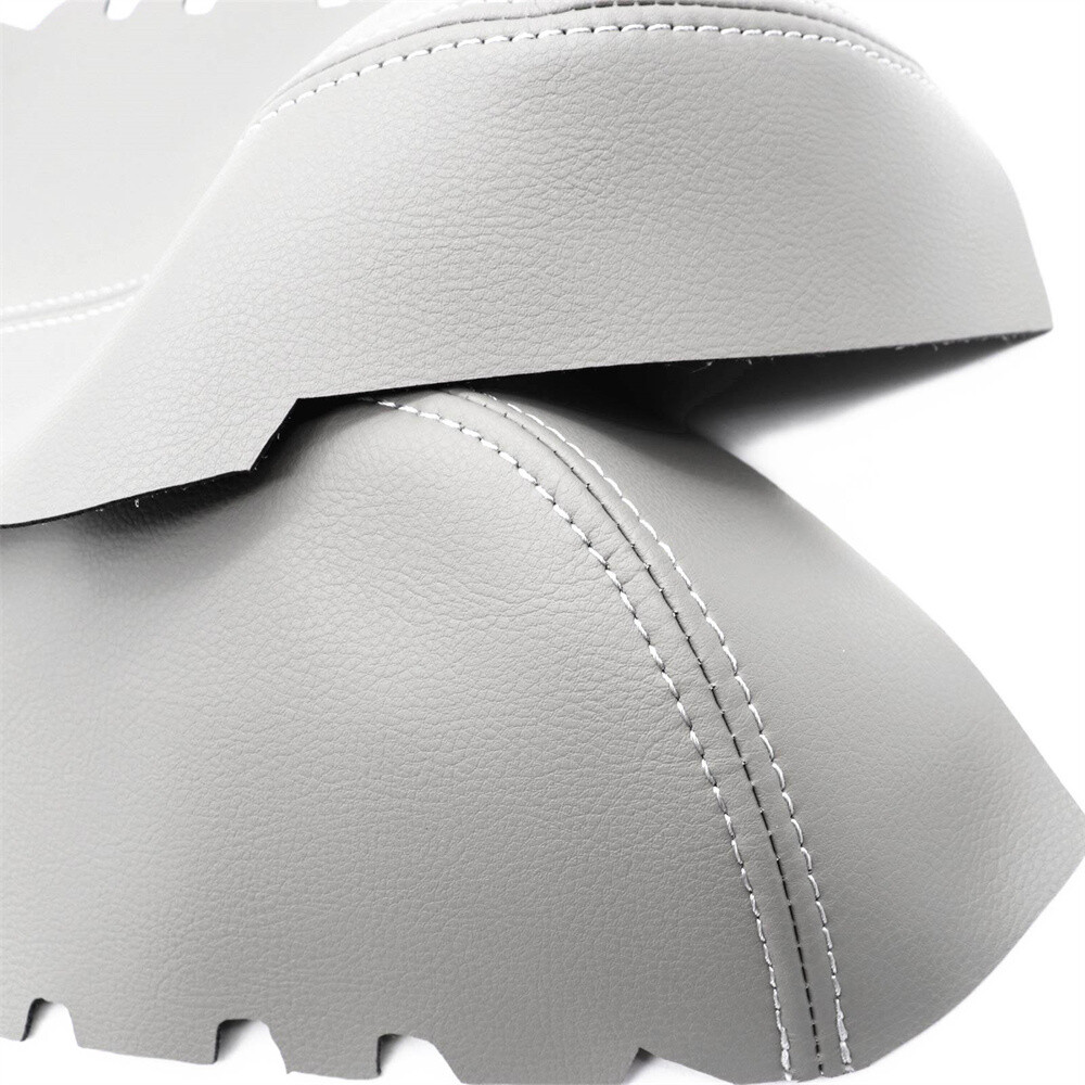 2PC Rear Back Door Panels Micro Armrest Cover Gray Fit For 20092015