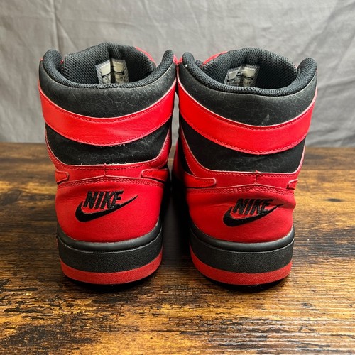 Nike Prestige 4 High University Black Red Basketball Size 10 *NO INSOLES* - Picture 5 of 22