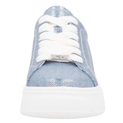 Zapatillas Rieker mujer plataforma azul vegano plantilla intercambiable W2302-14 - Imagen 6 de 7