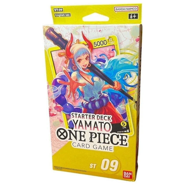 One Piece Card Game Yamato Starter Deck ST-09 NEW Factory Sealed English