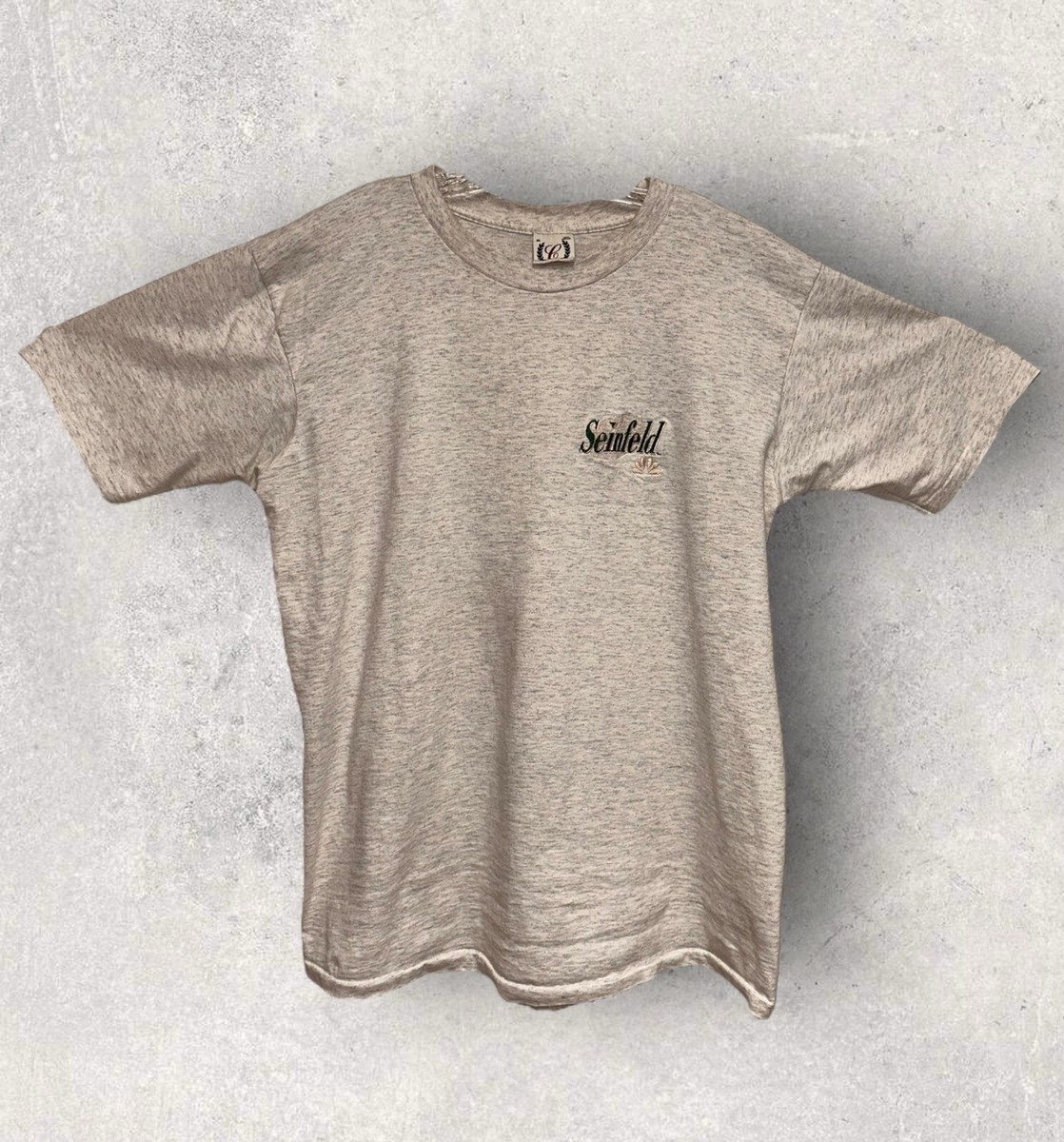 Vintage 90's Embroidered Seinfeld NBC Single Stitch T Shirt XL