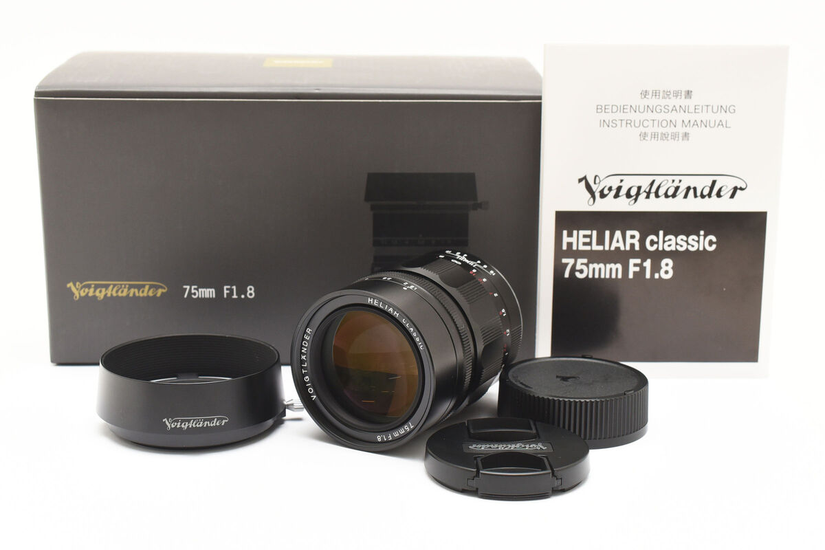 Voigtlander HELIAR classic 75mm F1.8 VM Lens for Leica M Voigtlander HELIAR classic 75mm F1.8 VM Lens for Leica M