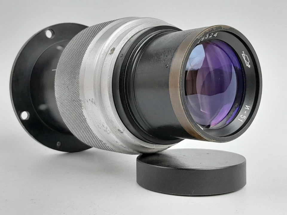 KMZ RARO!  Equipamento especial INDUSTAR 51 grande formato F/4,5 210mm cópia TESSAR - Imagem 4 de 4