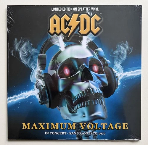 AC/DC Maximum Voltage San Francisco 1977 Limited Splatter Vinyl 215/500 Sealed