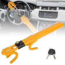 Car Steering Lock Anti-Theft Device Heavy Duty Car Wheel Lock Adjustable Leng...