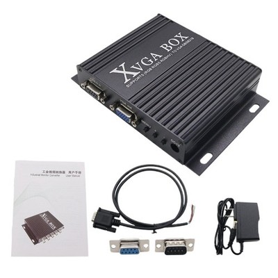 Industrial Monitor Video Converter Black XVGA Box CGA EGA RGB RGBS RGBHV