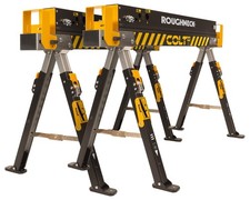 Roughneck 35-602 COLT 600E Sawhorse Trestle Twin Pack Heavy Duty Steel ROU35602