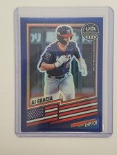 2026 USA Baseball Stars and Stripes Prizm Prizms Blue #147 AJ Gracia /299 (JS)