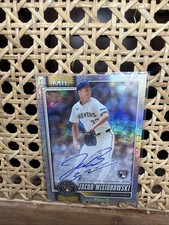 Jacob Misiorowski Rookie Auto 2026 Topps Series 1 75th Anniversary Logo /75 RC 
