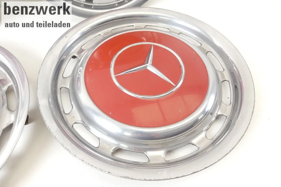 Mercedes W108 W116 W114 W115 W123 4X Radkappe Chrom 14 Zoll ORIGINAL 1154010324✔ - Bild 3 von 4