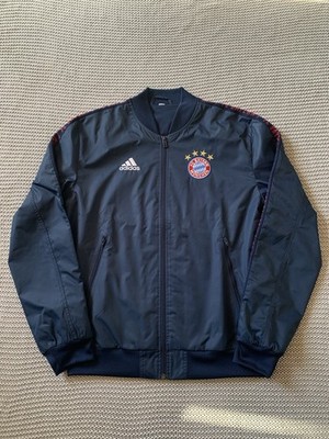 Adidas Jacke FC Bayern München vintage blau rot Größe S
