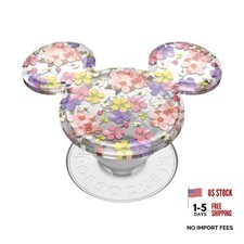 Adhesive Phone Grip, Holder, Phone Stand, Disney - Translucent Mickey