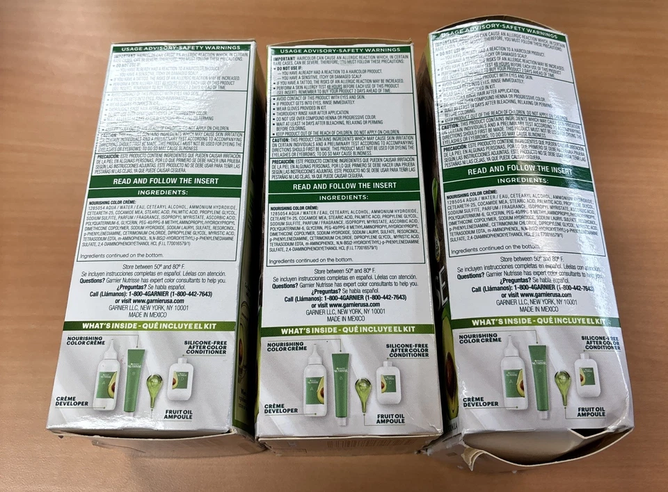 (3) Garnier Nutrisse 811 средний дополнительный пепельный блондин питательный перманентный цвет волос - Изображение 2 из 4