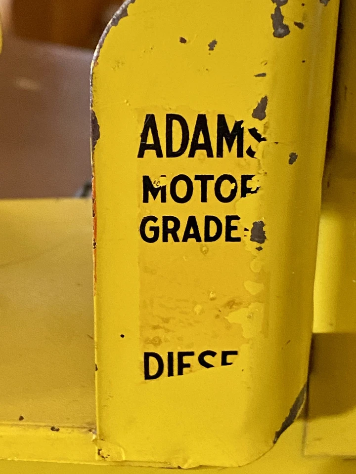 DOEPKE / ADAMS AMARELO 26" ESCALA 1:12 MOTONIVELADOR DE ESTRADA CIRCA 1950 Raro Bom - Imagem 3 de 4