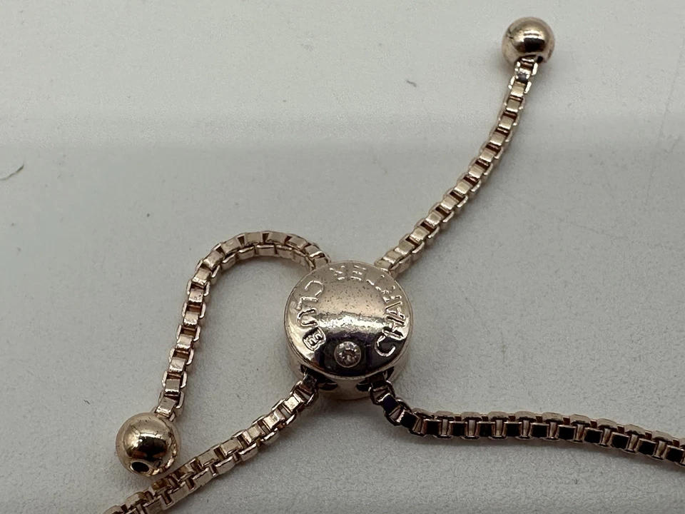 Pulsera deslizante Charter Club con cuentas de cristal champán Foto 4 de 4