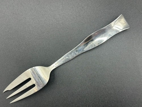 Flora by Shiebler RARE Sterling Silver 3 Tine Pastry Pie Fork 7" - Picture 2 of 4