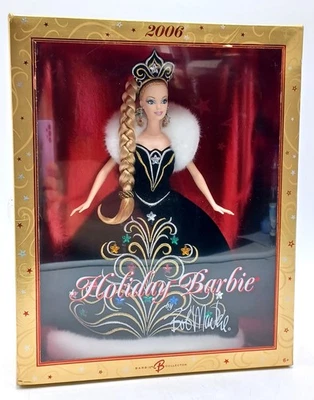 2006 Holiday Barbie Collector Puppe designed by Bob Mackie / Mattel J0949, Ovp - Bild 1 von 4