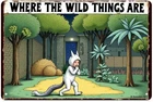 Where The Wild Things Are Literary Theme Tin Metal Signs Home Décor Vintage Chil