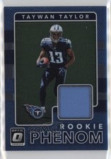 2017 Donruss Optic Rookie Phenom Jerseys Taywan Taylor #19 0m0