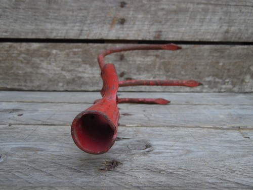 Vintage 3 Prong/Tine Claw Head for Long Handled Claw Rake Cultivator Garden Tool - Picture 12 of 12