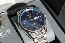 TAG Heuer Carrera Caliber 5 Automatic 41mm Blue Dial Swiss Men