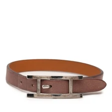 Hermès Api 3 Bracelet Brown Swift Women's HERMES GZl1dju0