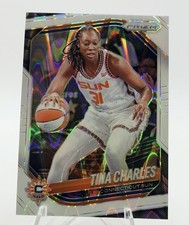 2025 Panini WNBA Prizm TINA CHARLES #3 White Seismic