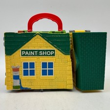 Thomas Take-n-Play Sodor Paint Shop Fold-Out Playset Fisher-Price Portable Case