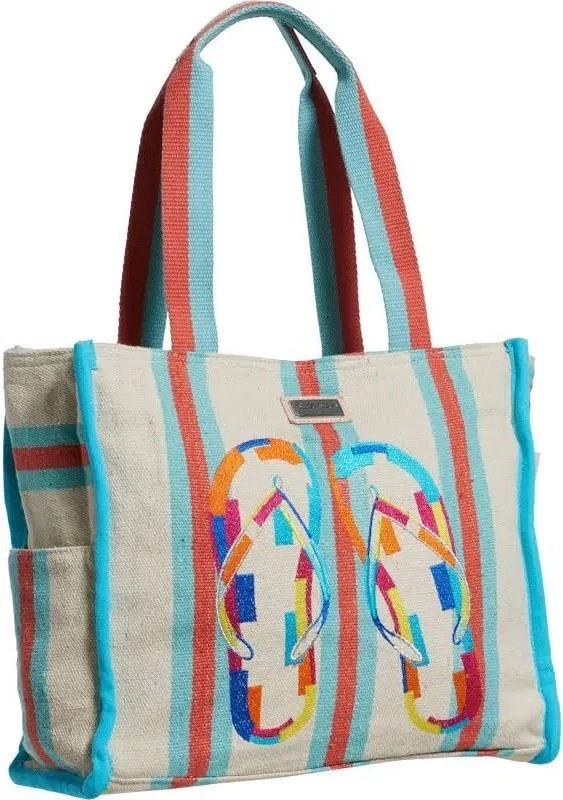 Bolso de Hombro Informal Sun N Sand Accesorios - Chanclas Bolso de Playa Foto 2 de 3