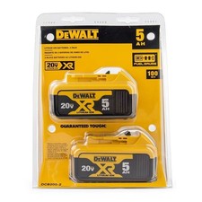 DEWALT 20V MAX 5 Ah Lithium Ion Battery 2-Pack DCB205-2 