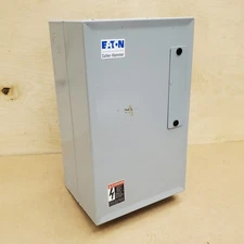 Eaton ECL03C1A4A Lighting Contactor in NEMA 1 Enclosure CN35DN4 w/ 120VAC Coil