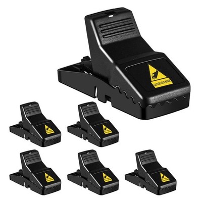 Effective No-Touch Mouse Traps - 6-Pack, Perfect for Family & Home Use