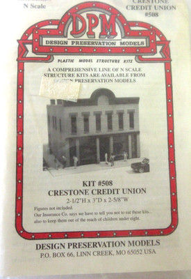 DPM N Gauge Crestone Credit Union Model Kit #508