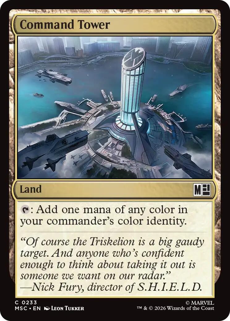 Command Tower [Commander: Marvel Super Heroes - 0233] NM