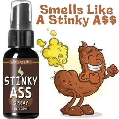Liquid Fart Spray Stink Bomb Smelly Stinky Ass Toxic Bomb Crap Gag Prank Joke - Image 1 of 4