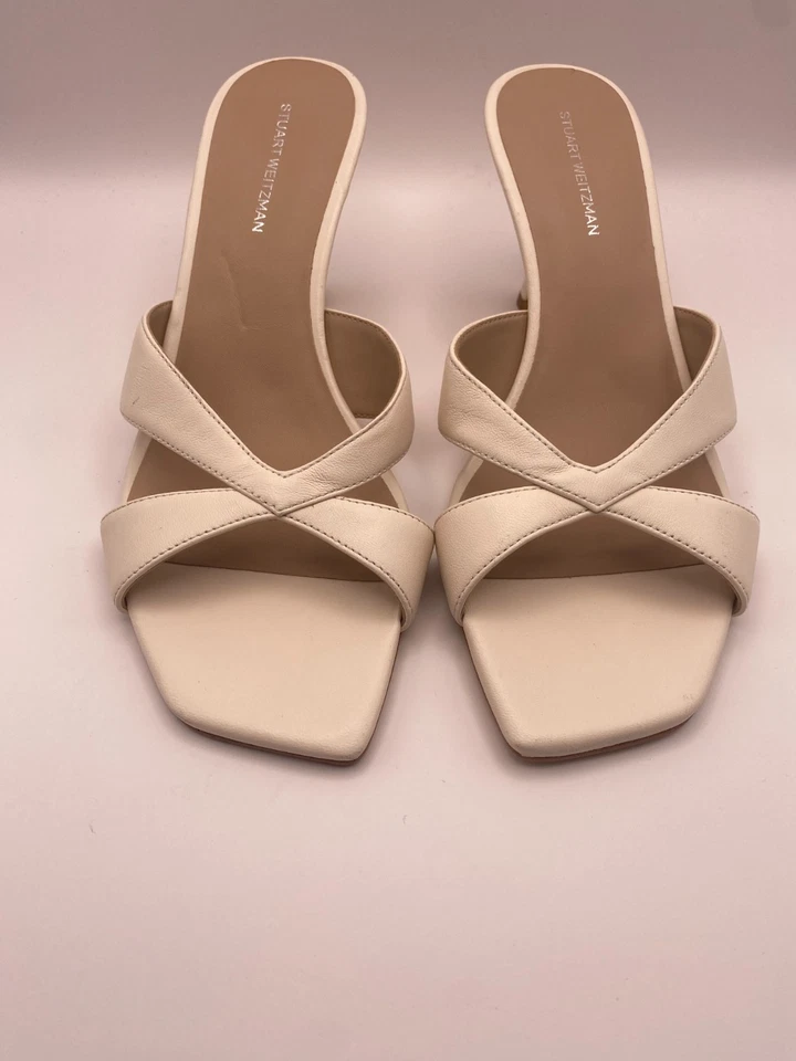 Stuart Weitzman Women's Miami 50 Slide Strap Sandal Sz 9.5 - Image 4 of 4