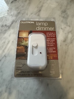 Lutron TT-300NLH-WH Lamp Dimmer White SEALED NEW