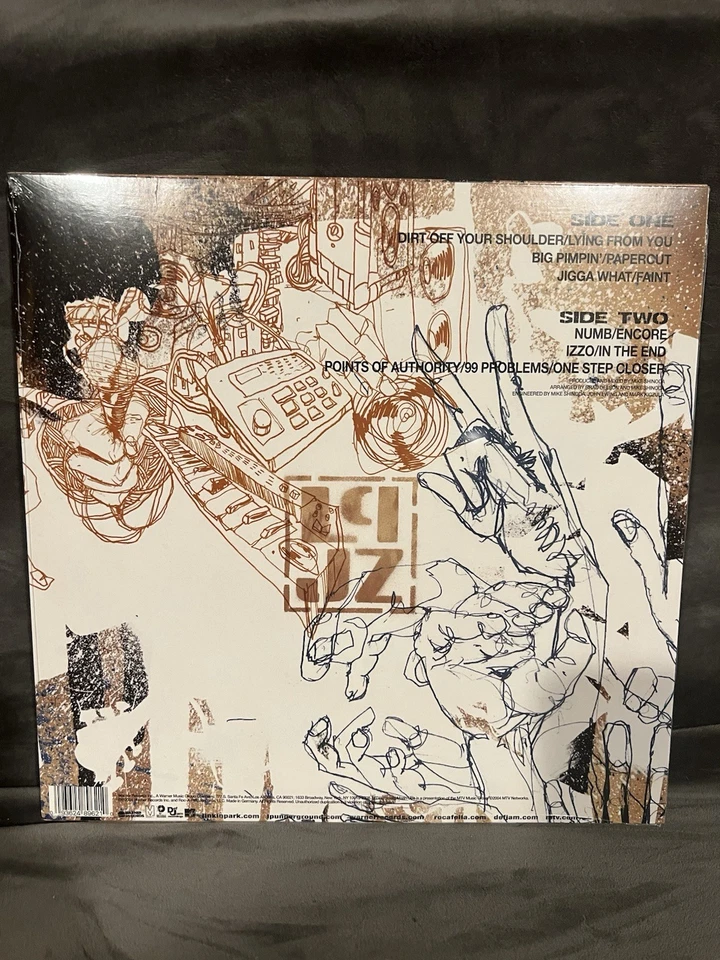 Jay-Z Linkin Park - Collision Course EP [Vinyl New] Sealed LP Black Record Album Foto 3 de 3