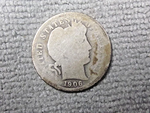 1906-D RPD Barber Head 10c