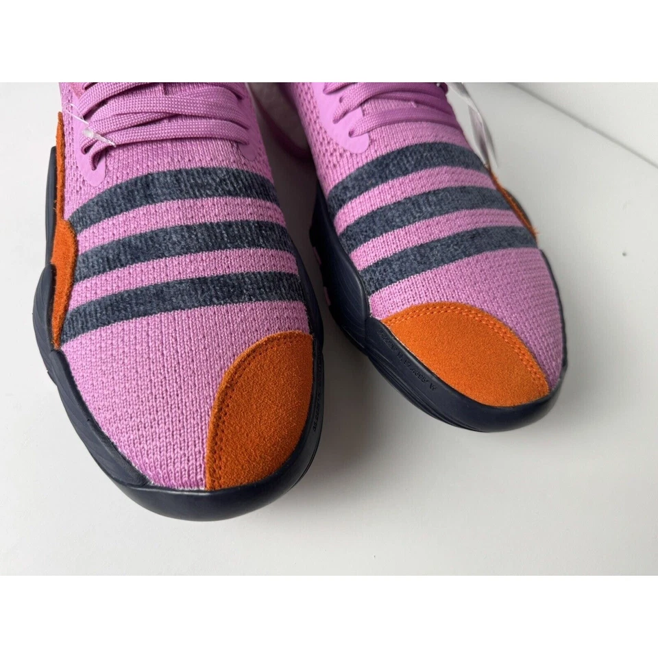 ADIDAS Trae Young 2 Shoes Sneakers Knit Mauve Basketball Mens 9.5 Womens 10.5 - Image 4 of 4