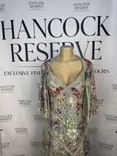 Needle & Thread Deconstructed Sequin Gown Cape Edition NWT UK 14