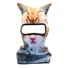 3D Cat Ski Balaclava Animal Sheisty Face Mask with Ears One Size, Mix Color