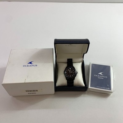 Casio Oceanus Manta OCW-S100-1AJF Men's Wristwatch Titanium Silver Used Japan