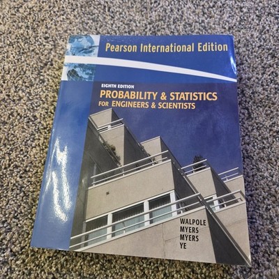 Probability & Statistics for Engineers & Scientists, 8th Ed (Pearson Intl. Ed.)