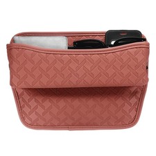 Car Seat Gap Filler 11.5"x2.1" Car Organizer Storage Box Brown