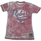 Affliction Moto Rebels Speedway T Shirt Men's Small Distressed Vintage Red Tee