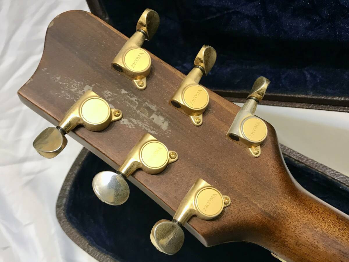 Acoustic Guitar Tacoma PM28 See-through Red All Solid Wood